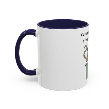 Pete The Bull Dog. Coffee Is Why I Got Out of Bed. Time Coffee Mug, 11oz