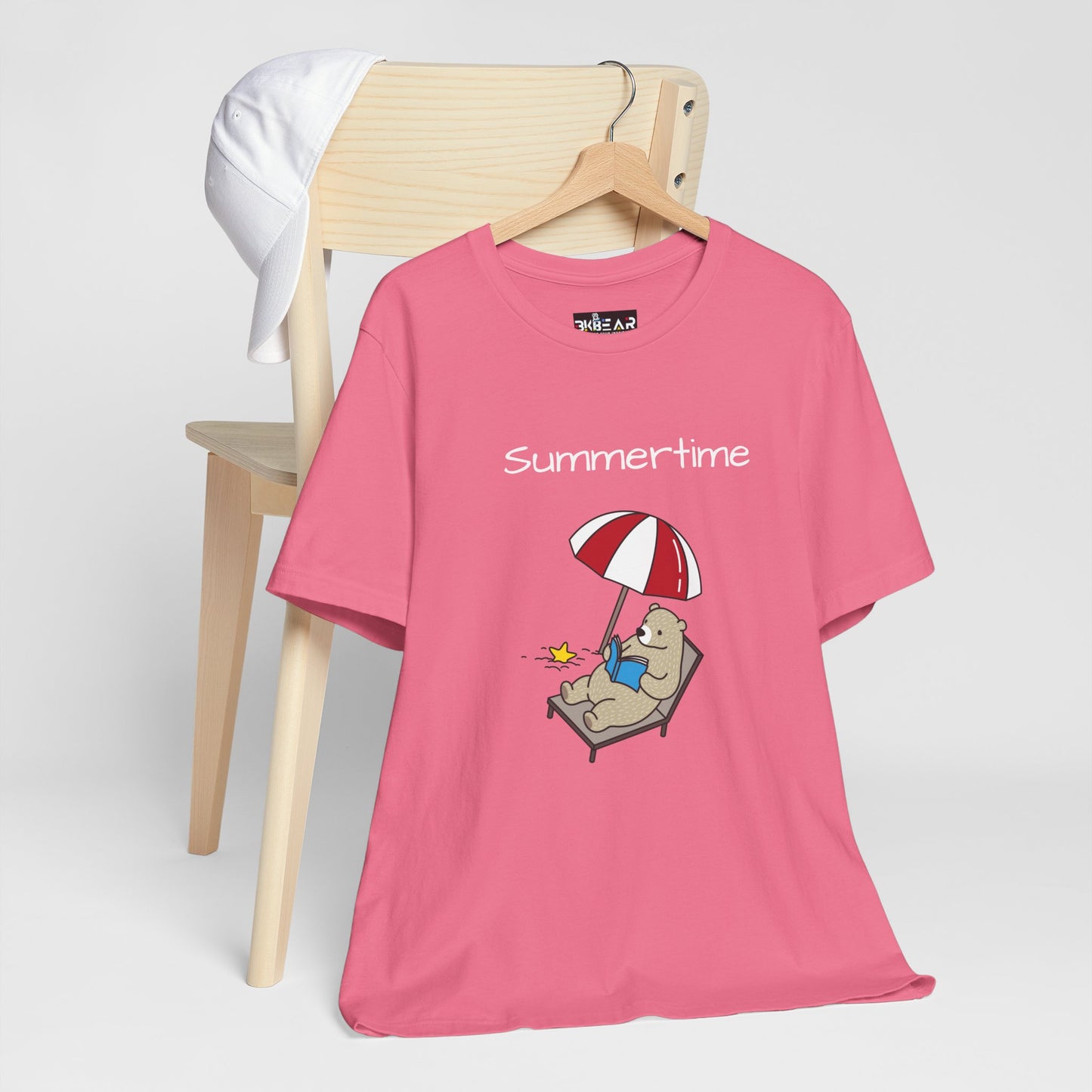 Summertime. Bear.  Unisex Jersey Short Sleeve Tee