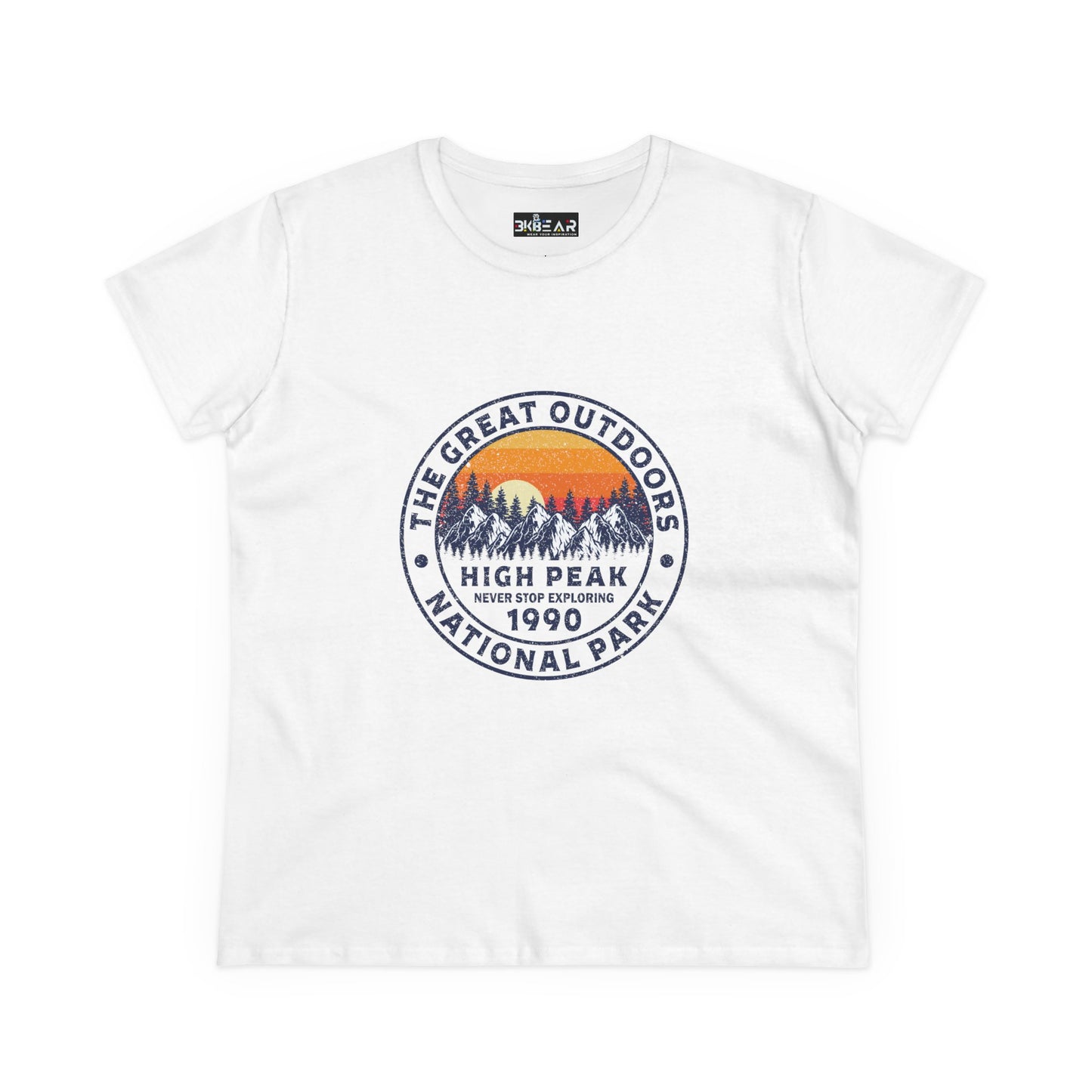 Never Stop Exploring – National Park T-Shirt for Women