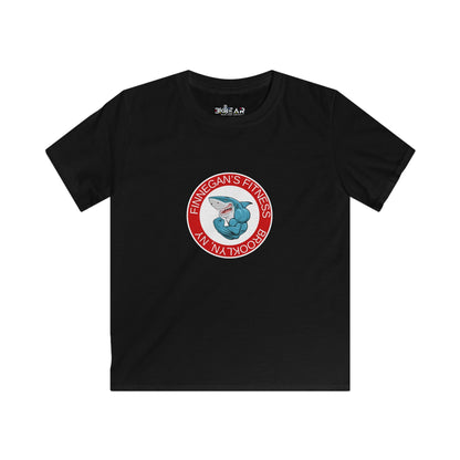 Finnegan’s Fitness Kids Softstyle Tee – Soft Cotton Gym & Swim Graphic Shirt