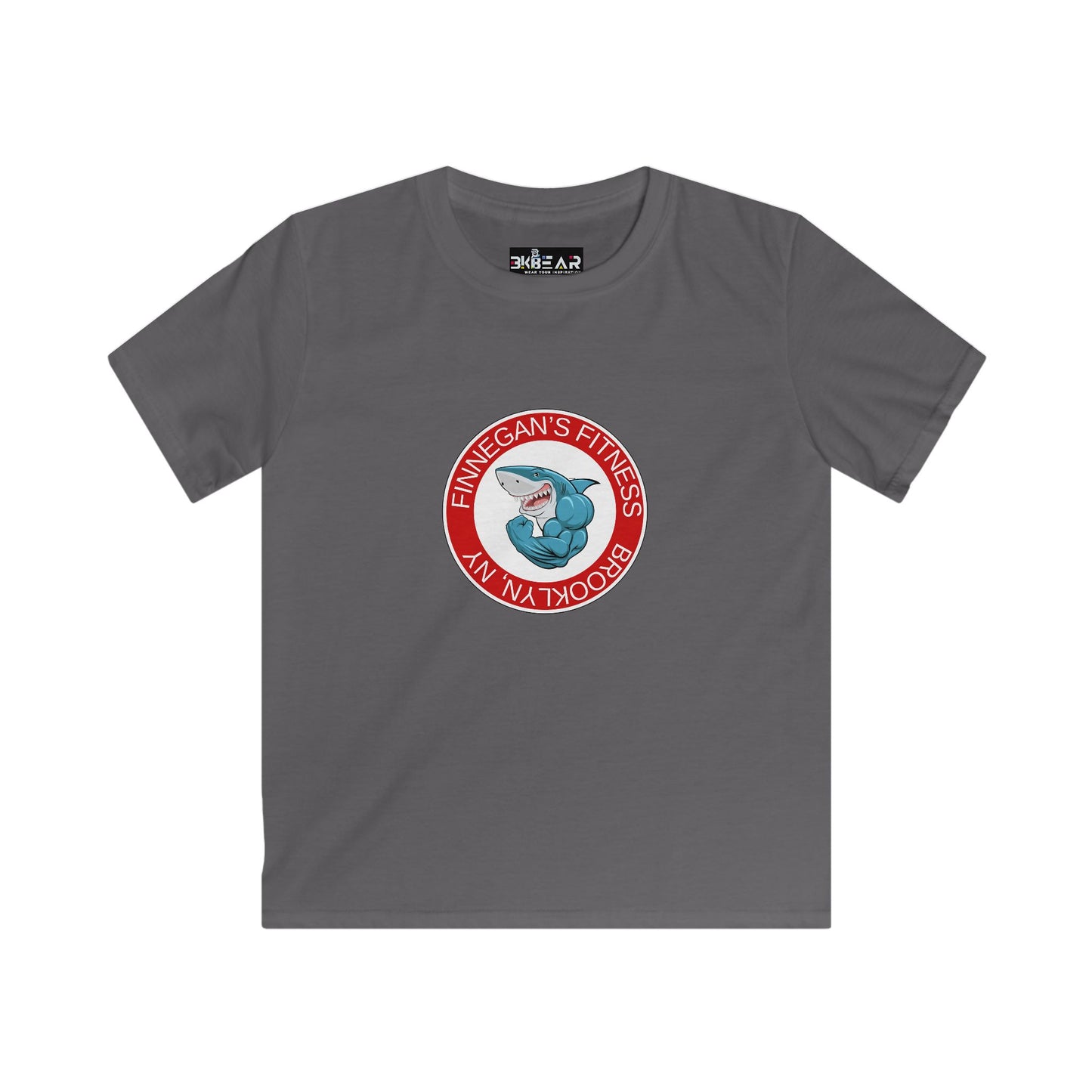 Finnegan’s Fitness Kids Softstyle Tee – Soft Cotton Gym & Swim Graphic Shirt