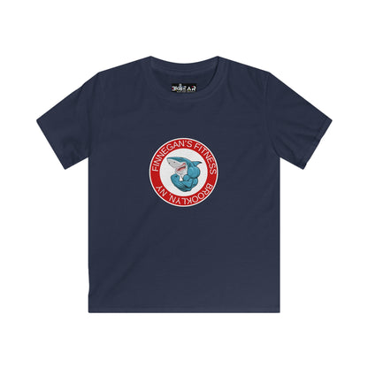 Finnegan’s Fitness Kids Softstyle Tee – Soft Cotton Gym & Swim Graphic Shirt