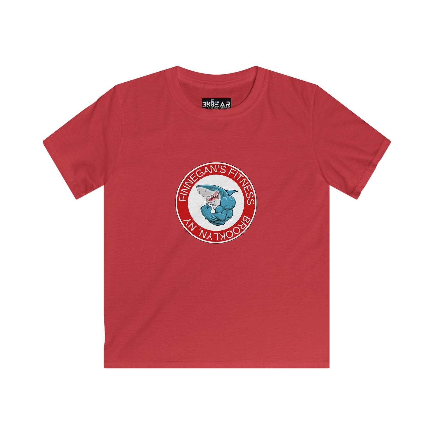 Finnegan’s Fitness Kids Softstyle Tee – Soft Cotton Gym & Swim Graphic Shirt