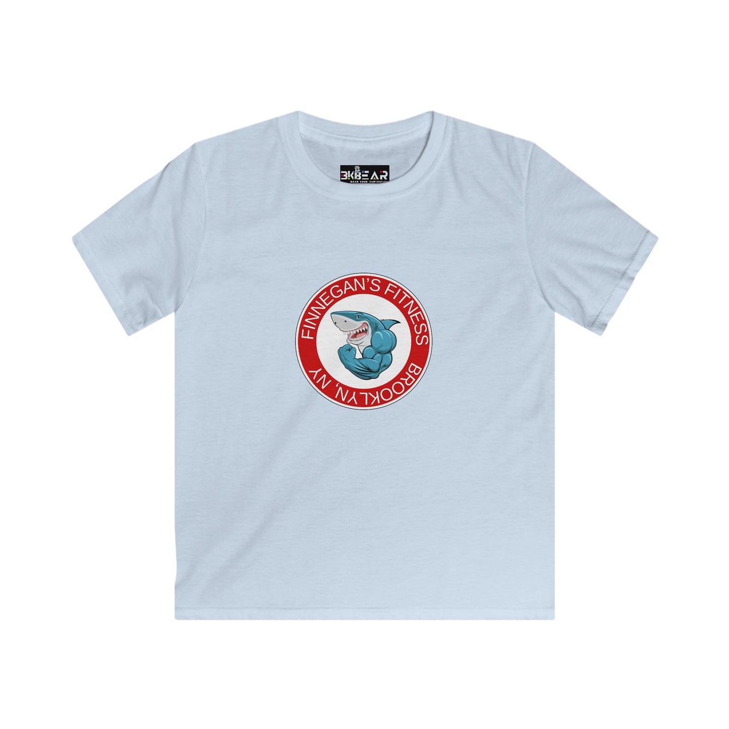 Finnegan’s Fitness Kids Softstyle Tee – Soft Cotton Gym & Swim Graphic Shirt