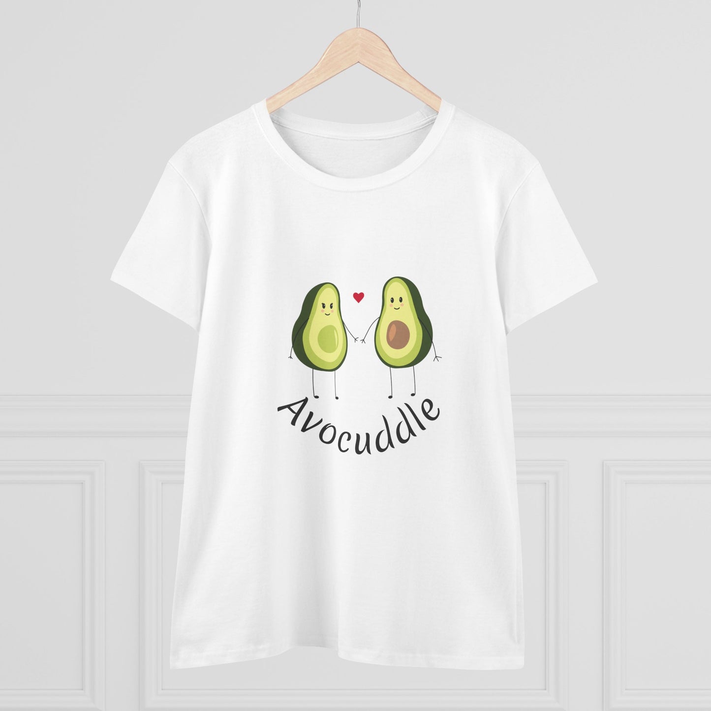 Avocuddle. Women's Midweight Cotton Tee