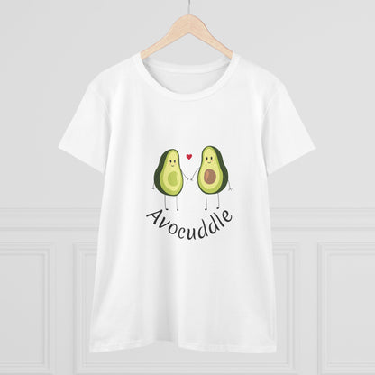 Avocuddle. Women's Midweight Cotton Tee