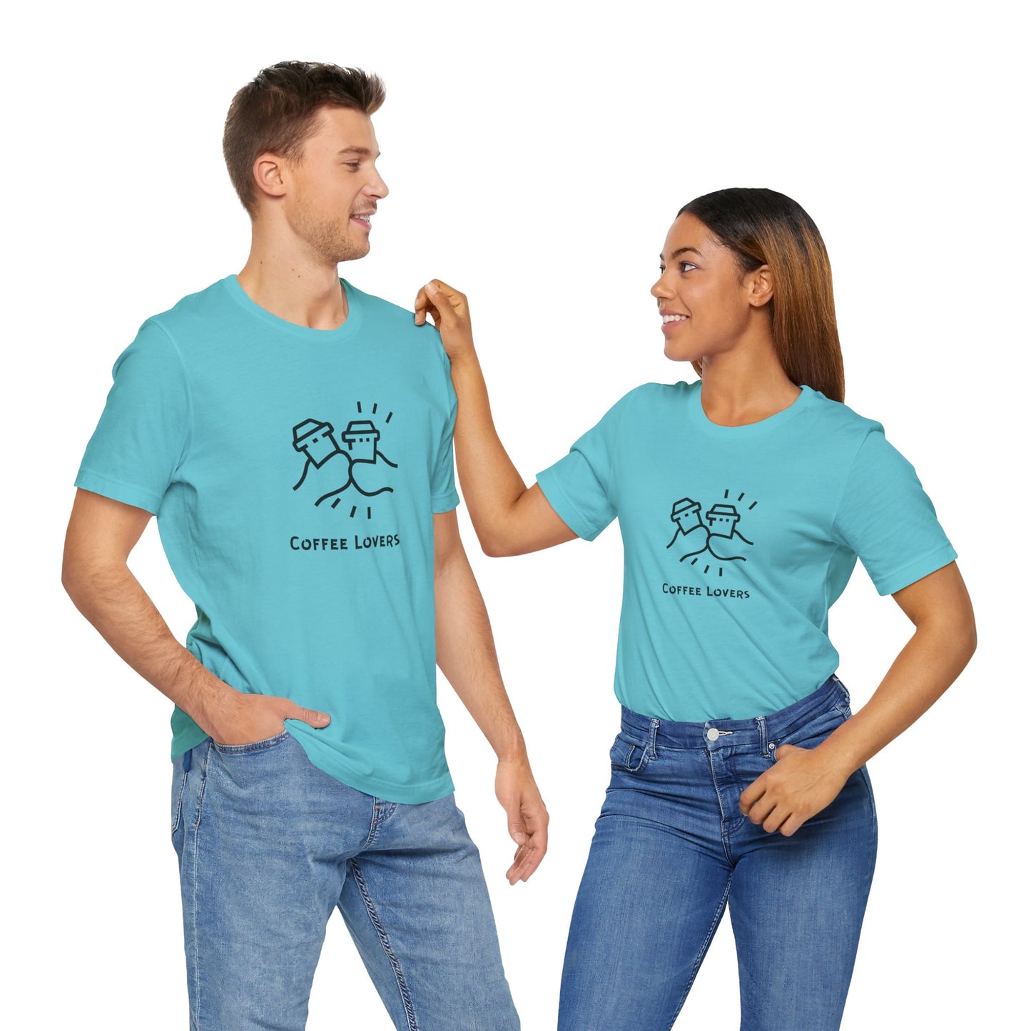 Coffee Lovers Unisex Jersey Tee – Funny Coffee Graphic T-Shirt For Men & Women