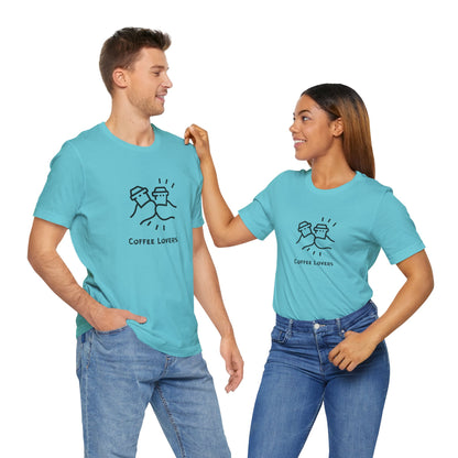 Coffee Lovers Unisex Jersey Tee – Funny Coffee Graphic T-Shirt For Men & Women