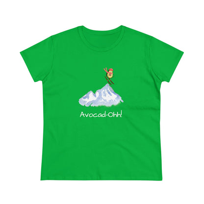 Avocad-Ohh!. Women's Midweight Cotton Tee