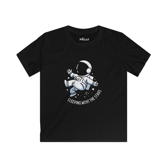Astronaut Kids T-Shirt - Sleeping With The Stars Kids Softstyle Tee