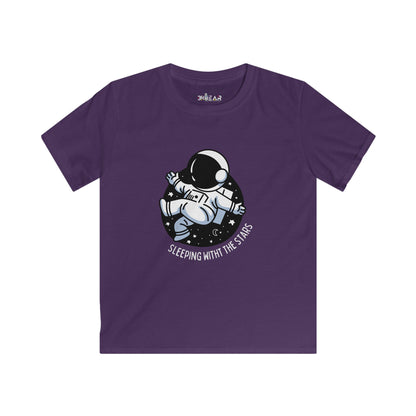 Astronaut Kids T-Shirt - Sleeping With The Stars Kids Softstyle Tee