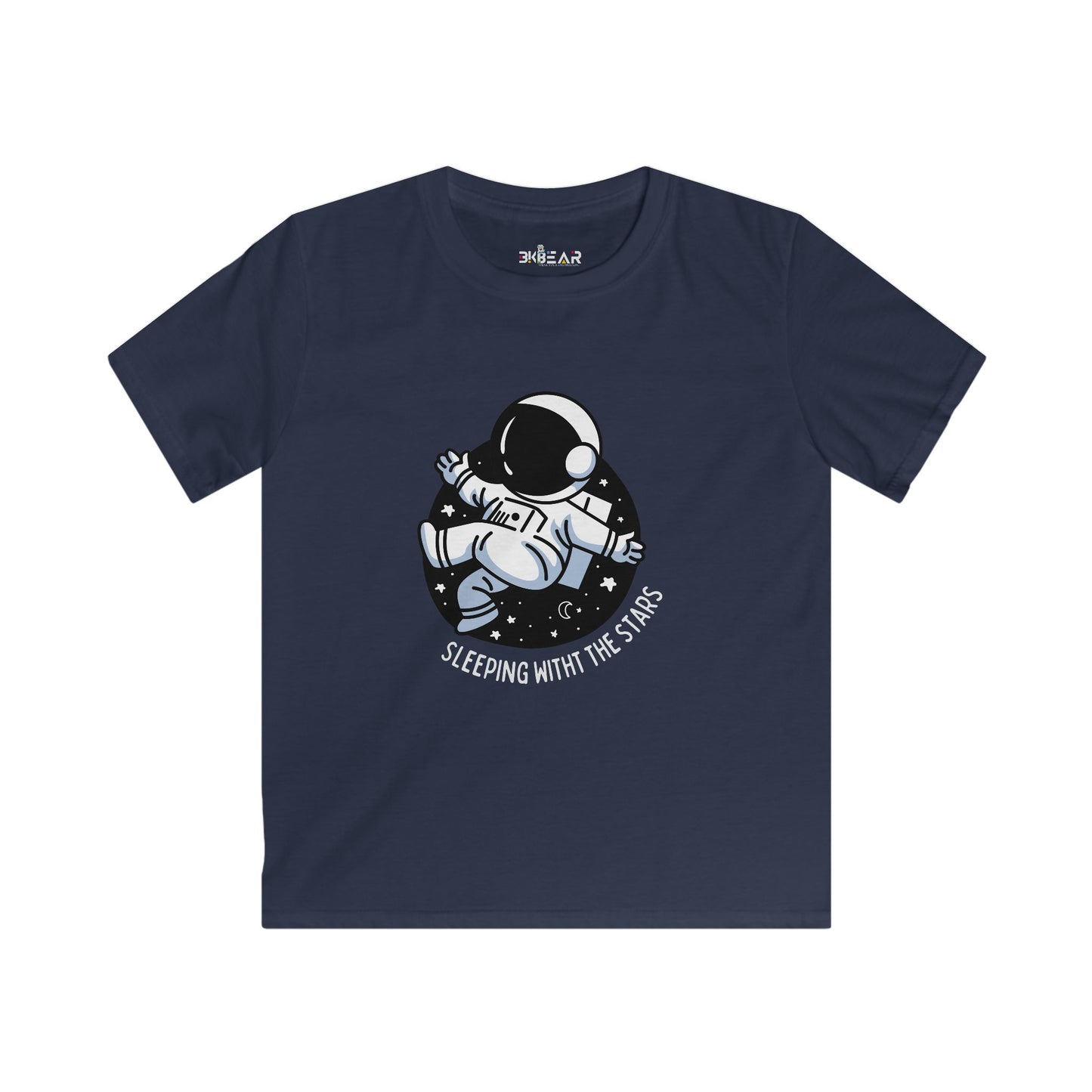 Astronaut Kids T-Shirt - Sleeping With The Stars Kids Softstyle Tee