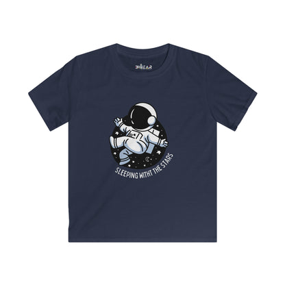 Astronaut Kids T-Shirt - Sleeping With The Stars Kids Softstyle Tee