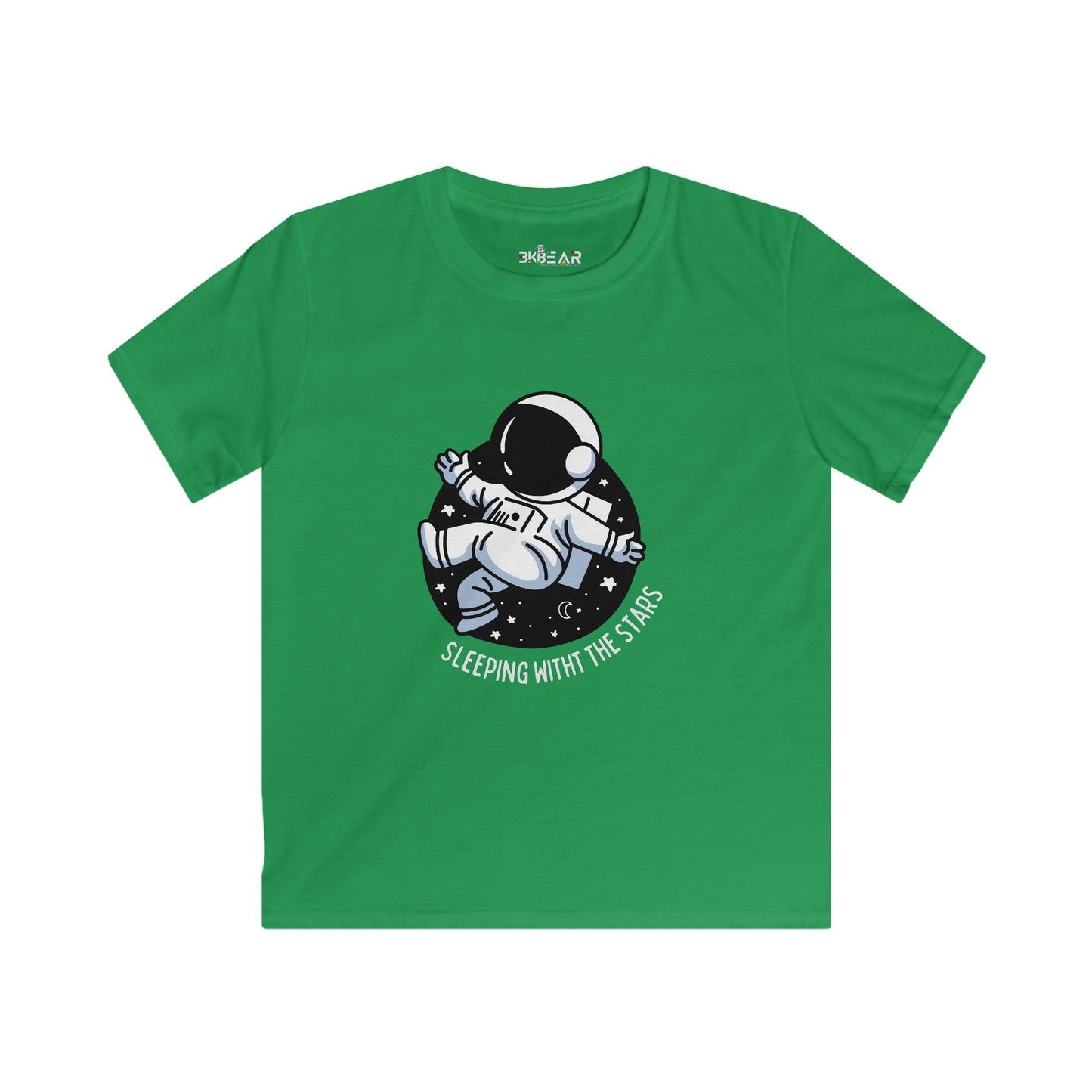 Astronaut Kids T-Shirt - Sleeping With The Stars Kids Softstyle Tee