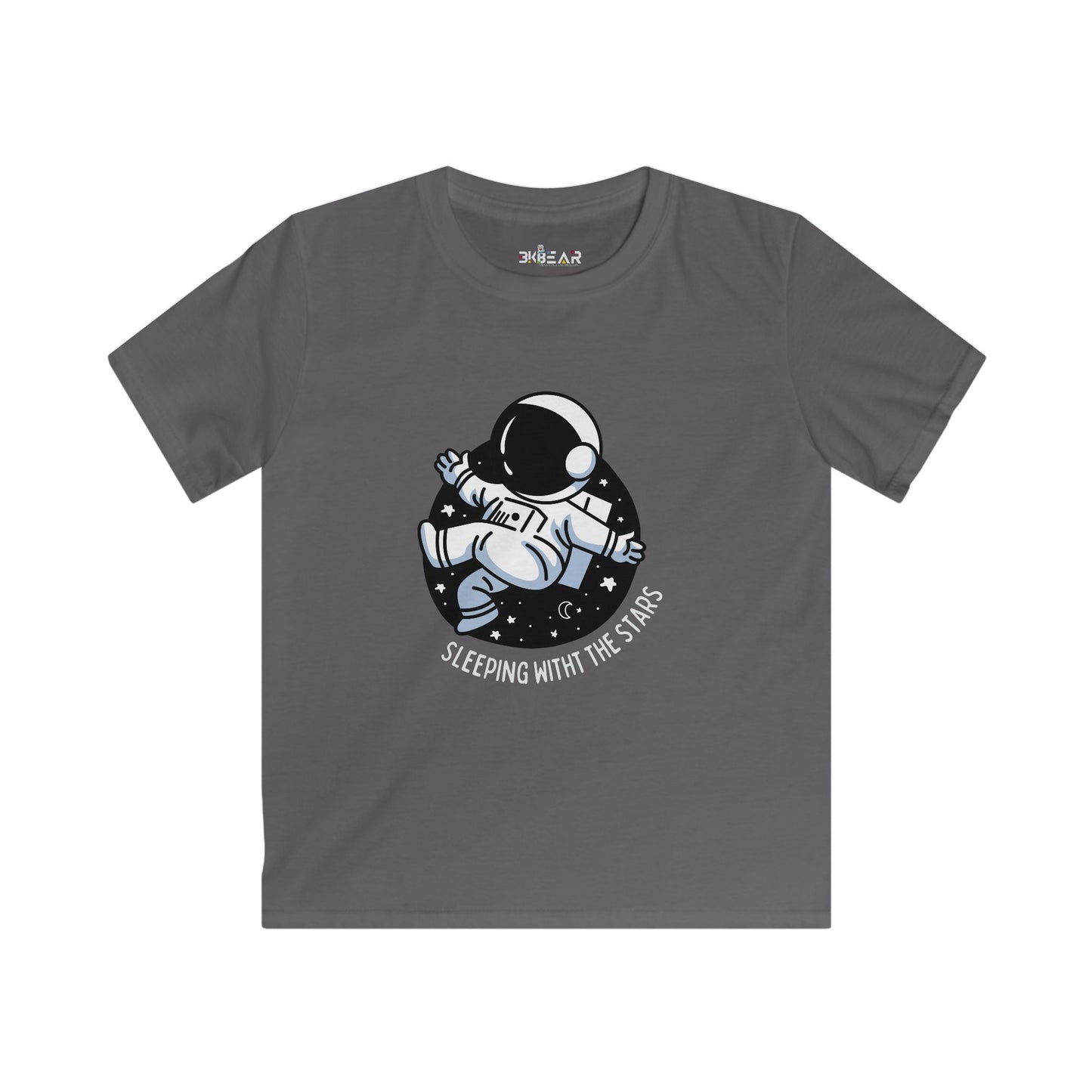 Astronaut Kids T-Shirt - Sleeping With The Stars Kids Softstyle Tee