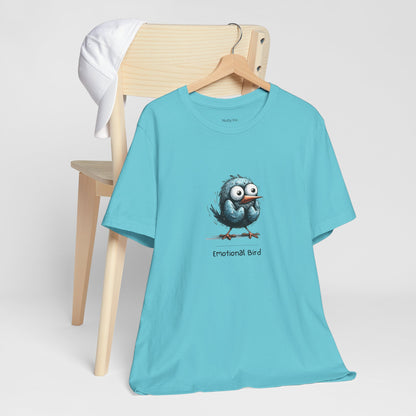 Emotional Bird. Unisex Jersey Short Sleeve Tee