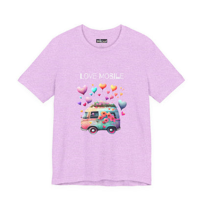 Love Mobile.  Unisex Short Sleeve Tee
