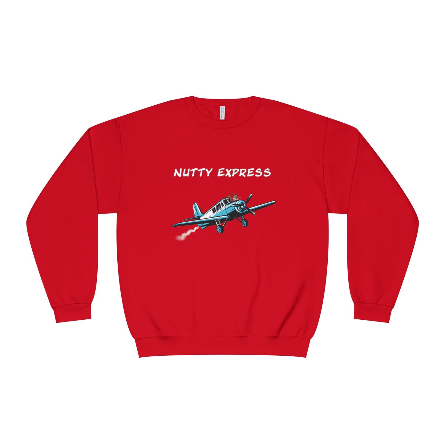 Nutty's Express Delivery. Always On-Time. Unisex NuBlend® Crewneck Sweatshirt