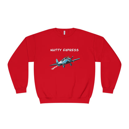 Nutty's Express Delivery. Always On-Time. Unisex NuBlend® Crewneck Sweatshirt