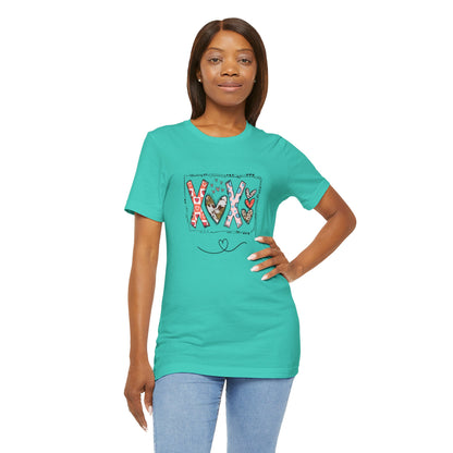 Sign of Love. XOXO.  Women's Unisex Jersey Short Sleeve Tee