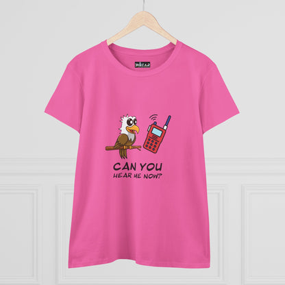 Can You Hear Me Now | Funny Bird Phone Tee