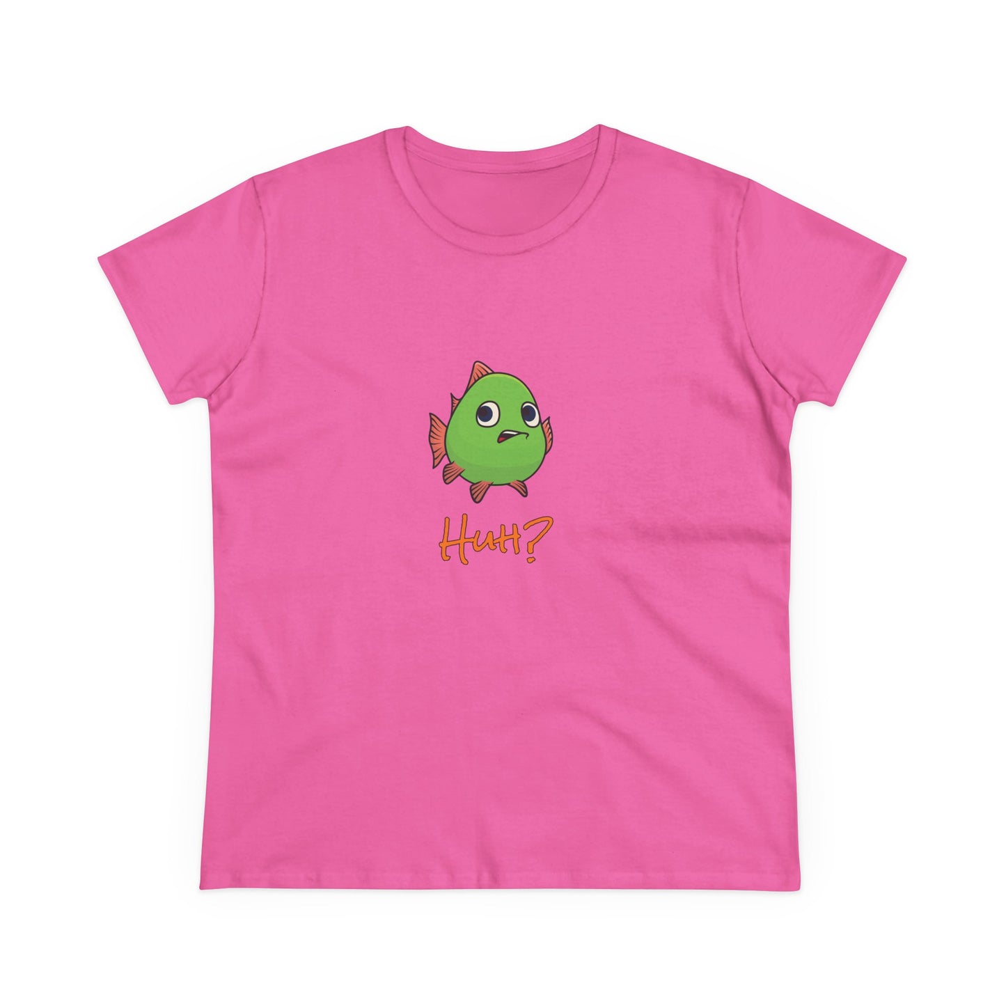 Fish In Total Disbelief. Women's Midweight Cotton Tee