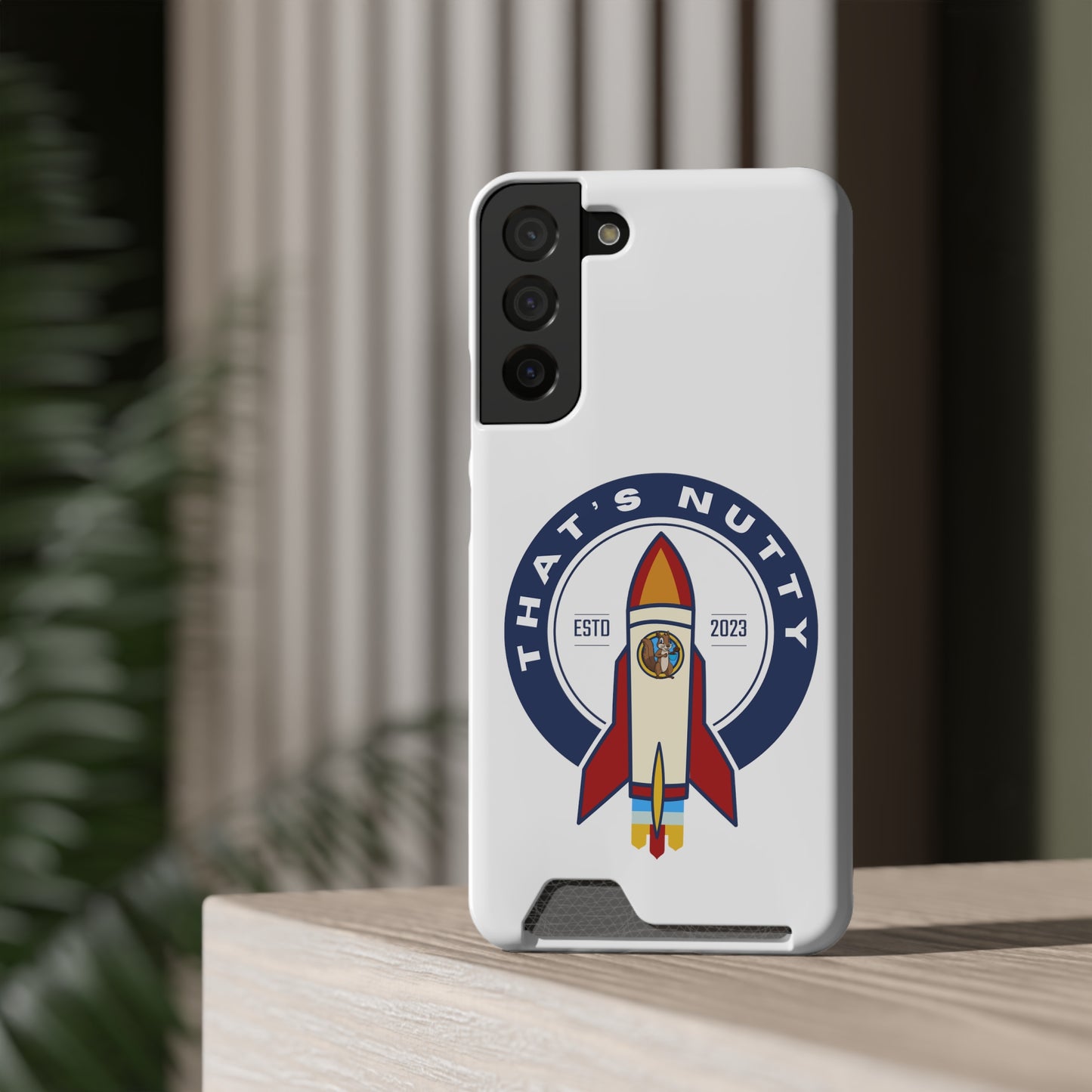That's Nutty. Phone Case With Card Holder