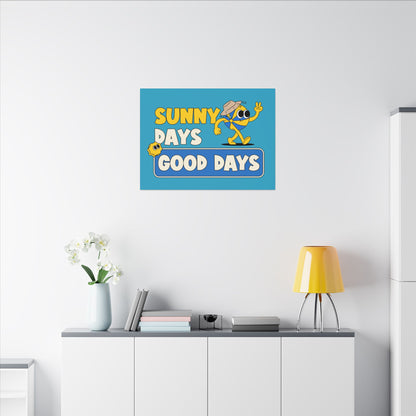 Canvas Print: Good Vibes Sunny Day