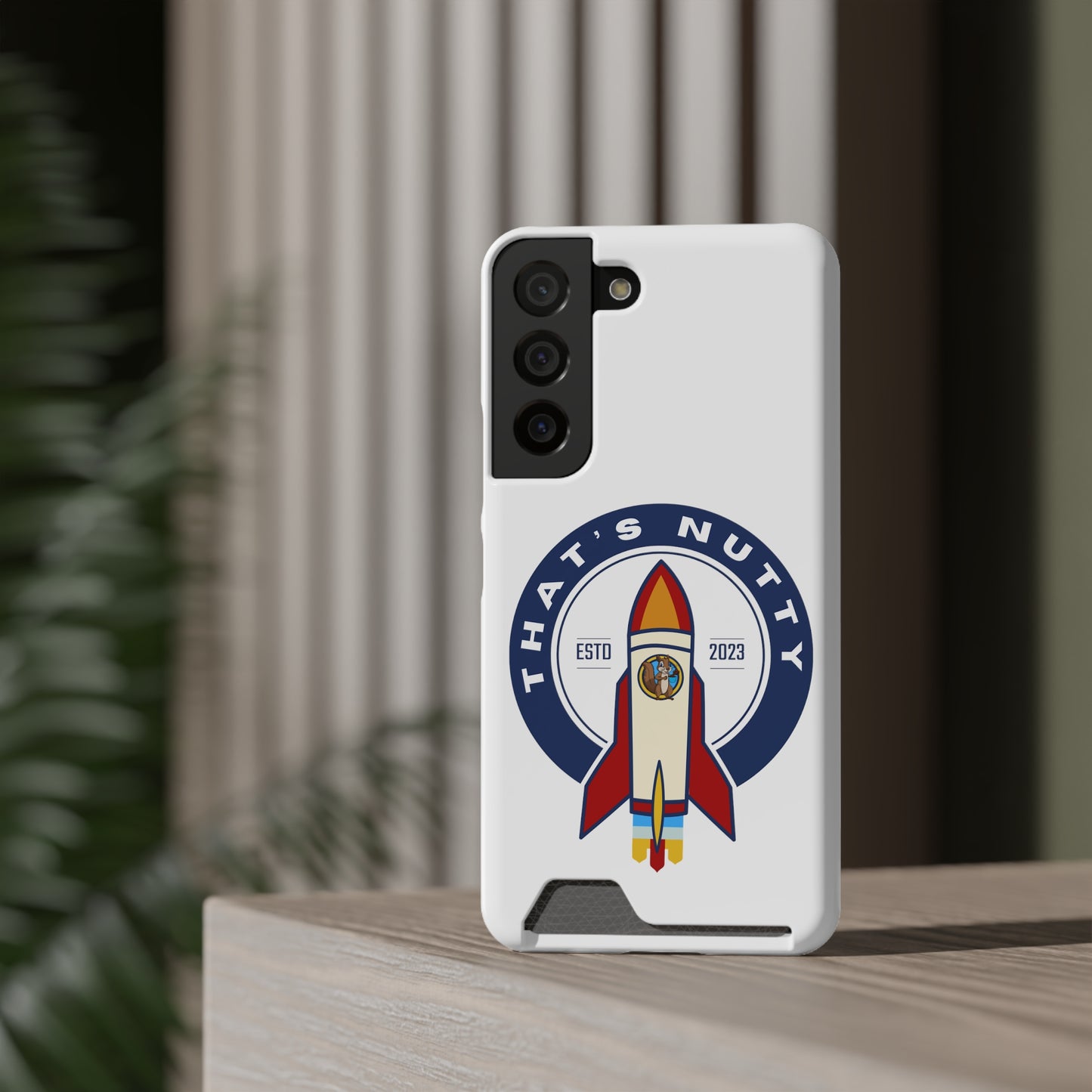 That's Nutty. Phone Case With Card Holder
