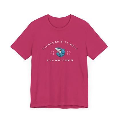 Finnegan's Fitness. Gym and Aquatic Center.  Unisex Jersey Short Sleeve Tee