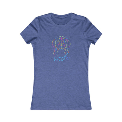 Colorful Retriever. Woof. Women's Favorite Tee