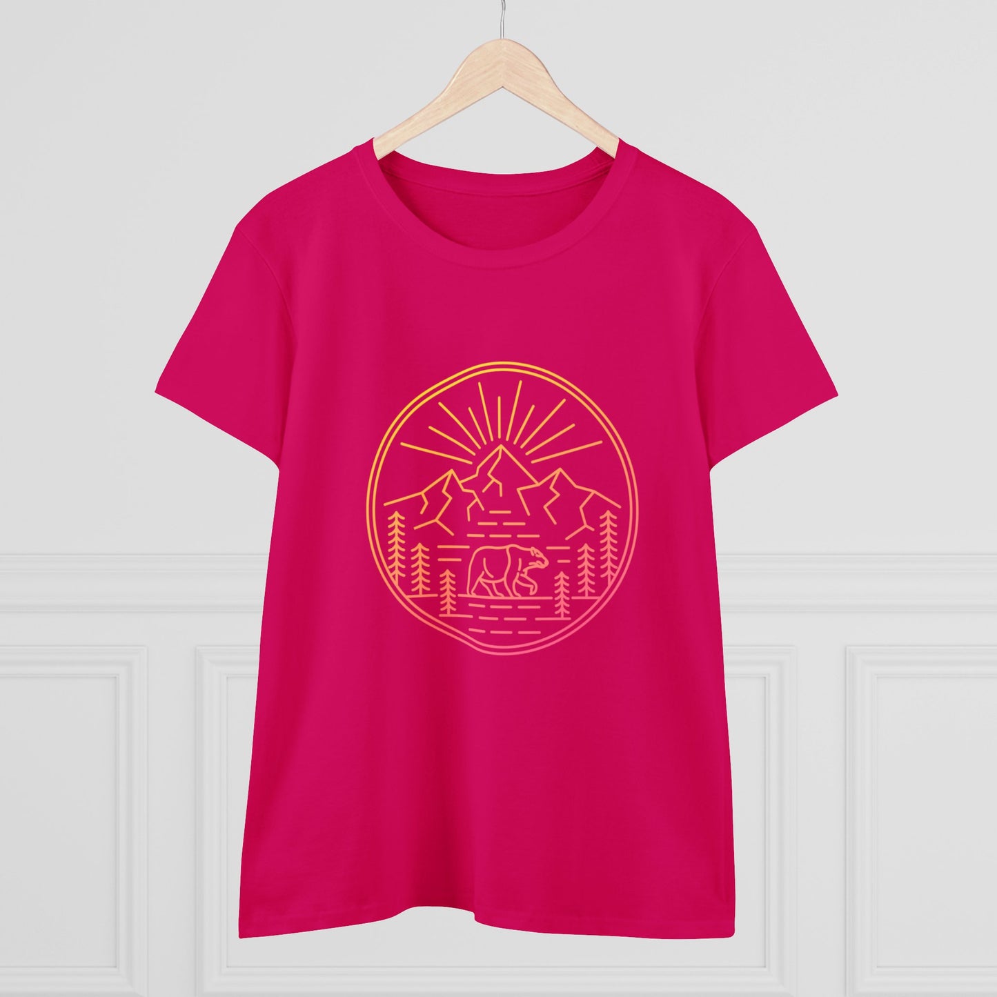 Explore Outdoors. Women's Midweight Cotton Tee