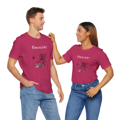 Beachin'. Unisex Jersey Short Sleeve Tee
