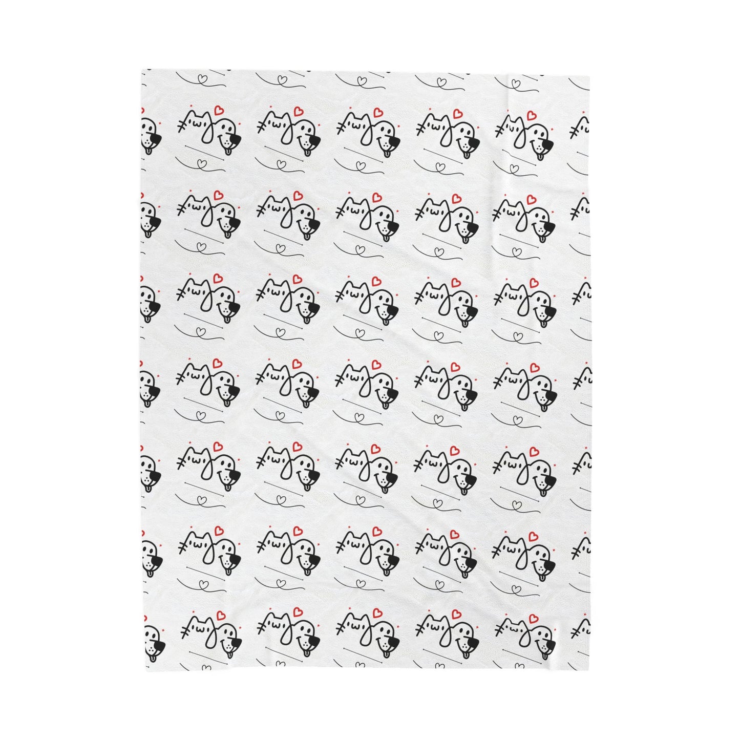 Puppy Love. Plush Blanket