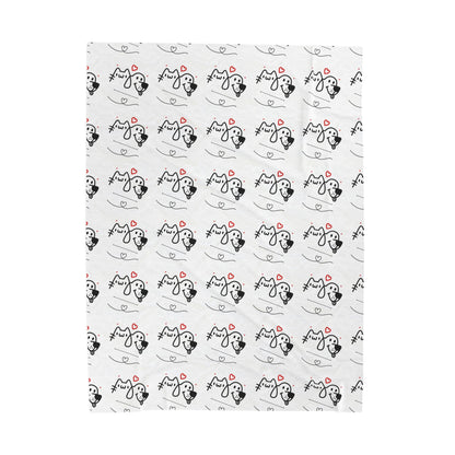 Puppy Love. Plush Blanket