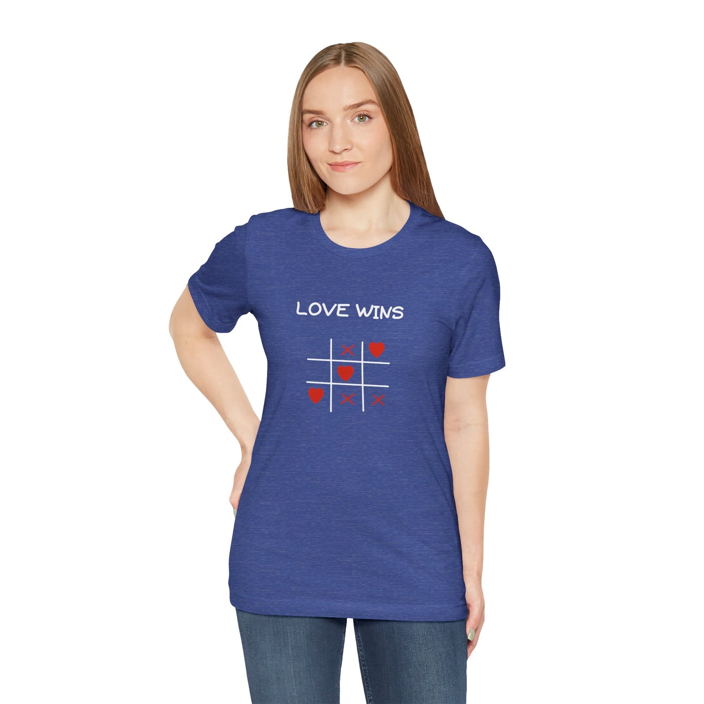 Love Wins!  Unisex Jersey Short Sleeve Tee