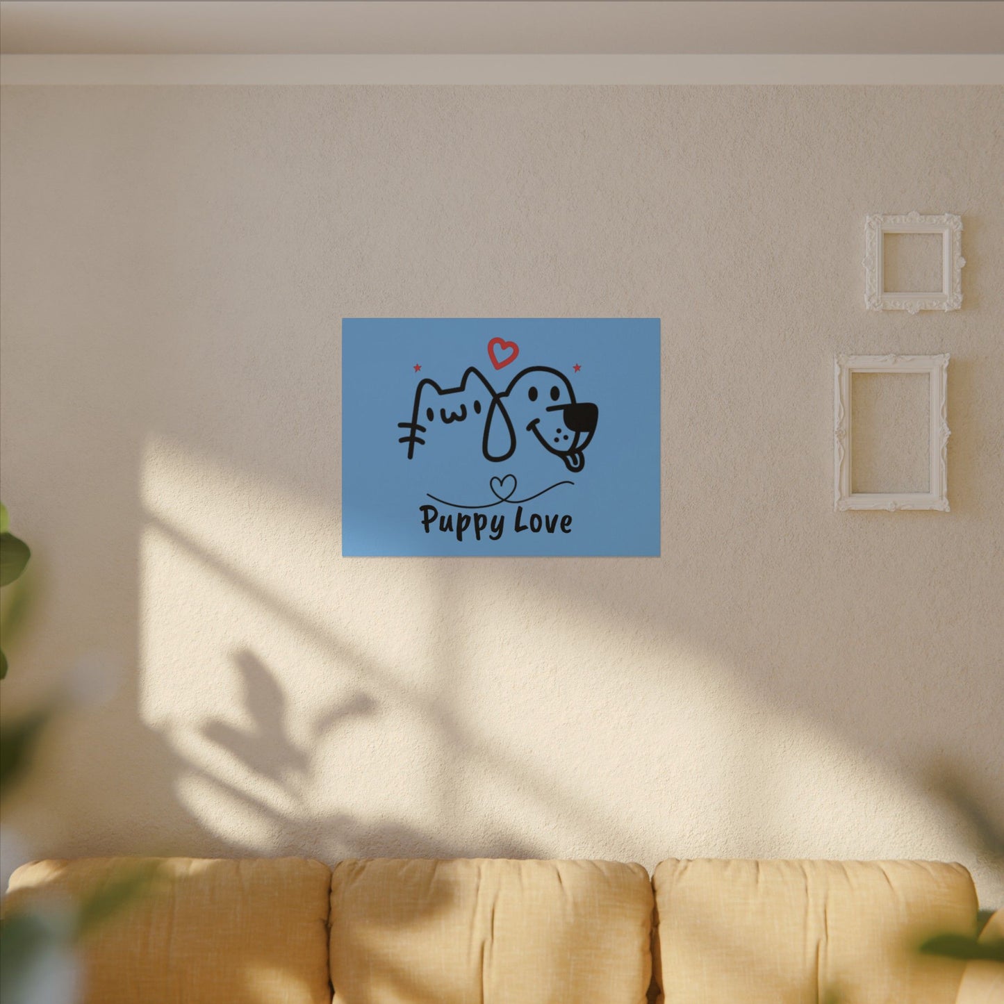 Puppy Love. Canvas Gallery Wraps