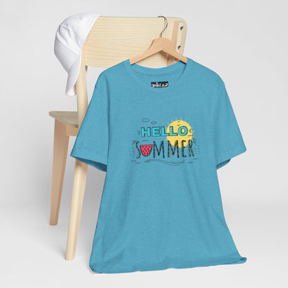 Hello Summer. Unisex Jersey Short Sleeve Tee