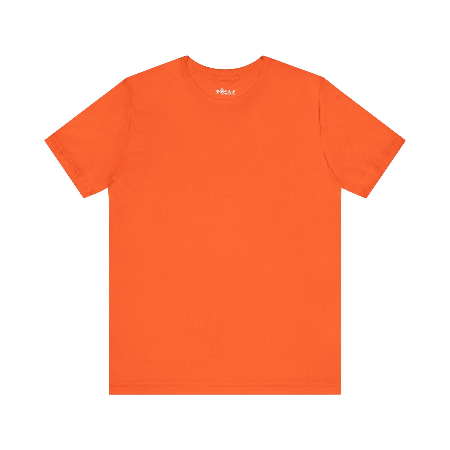 Solid Orange. Unisex Jersey Short Sleeve Tee