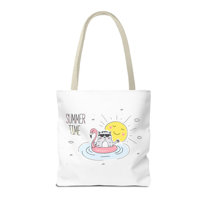 Jingles The Summertime Cat. Tote Bag (AOP)