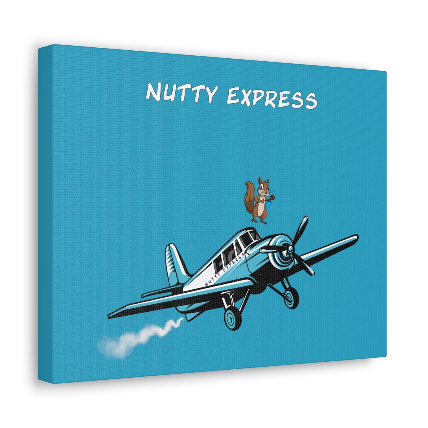 Nutty's Express Delivery. Always On-Time. Canvas Gallery Wraps