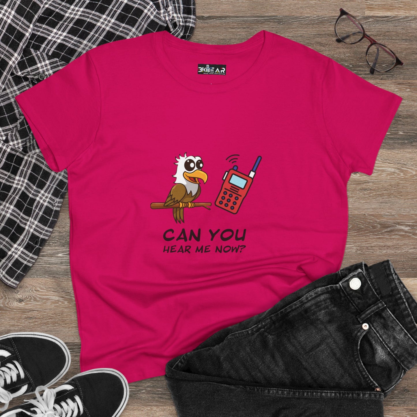 Can You Hear Me Now | Funny Bird Phone Tee