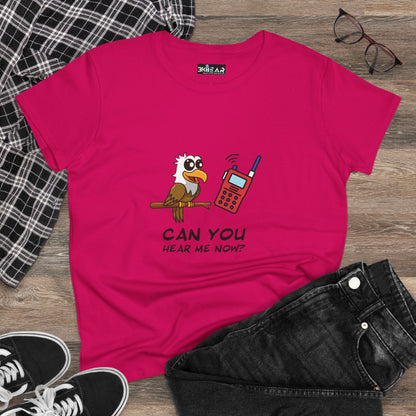 Can You Hear Me Now | Funny Bird Phone Tee