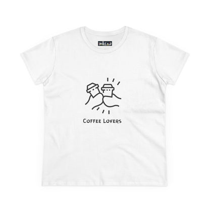 Coffee Lover. Women's Midweight Cotton Tee