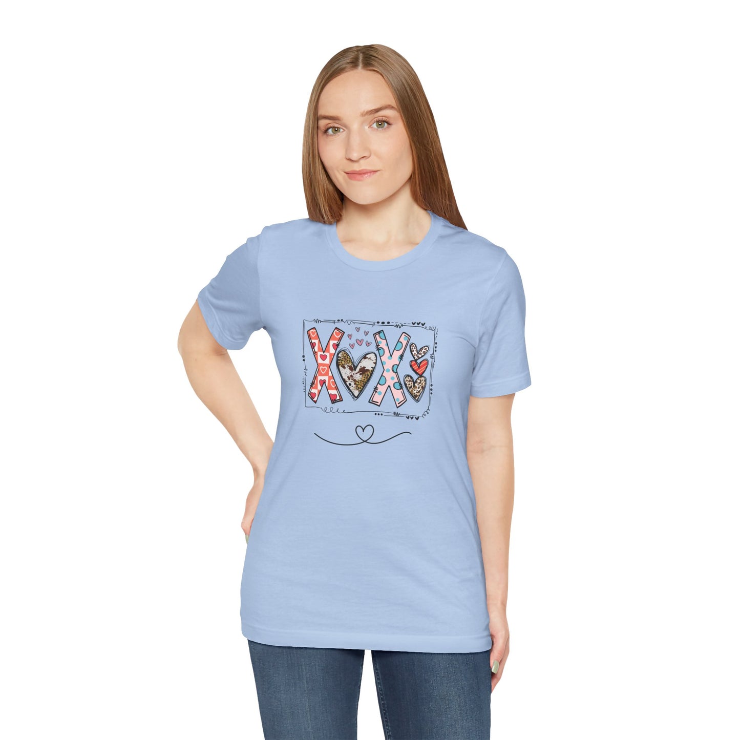 Sign of Love. XOXO.  Women's Unisex Jersey Short Sleeve Tee
