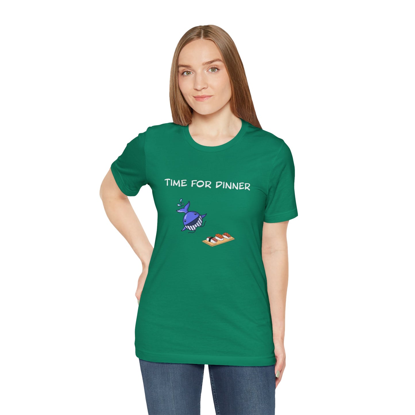 Time For Dinner. Unisex Jersey Short Sleeve Tee