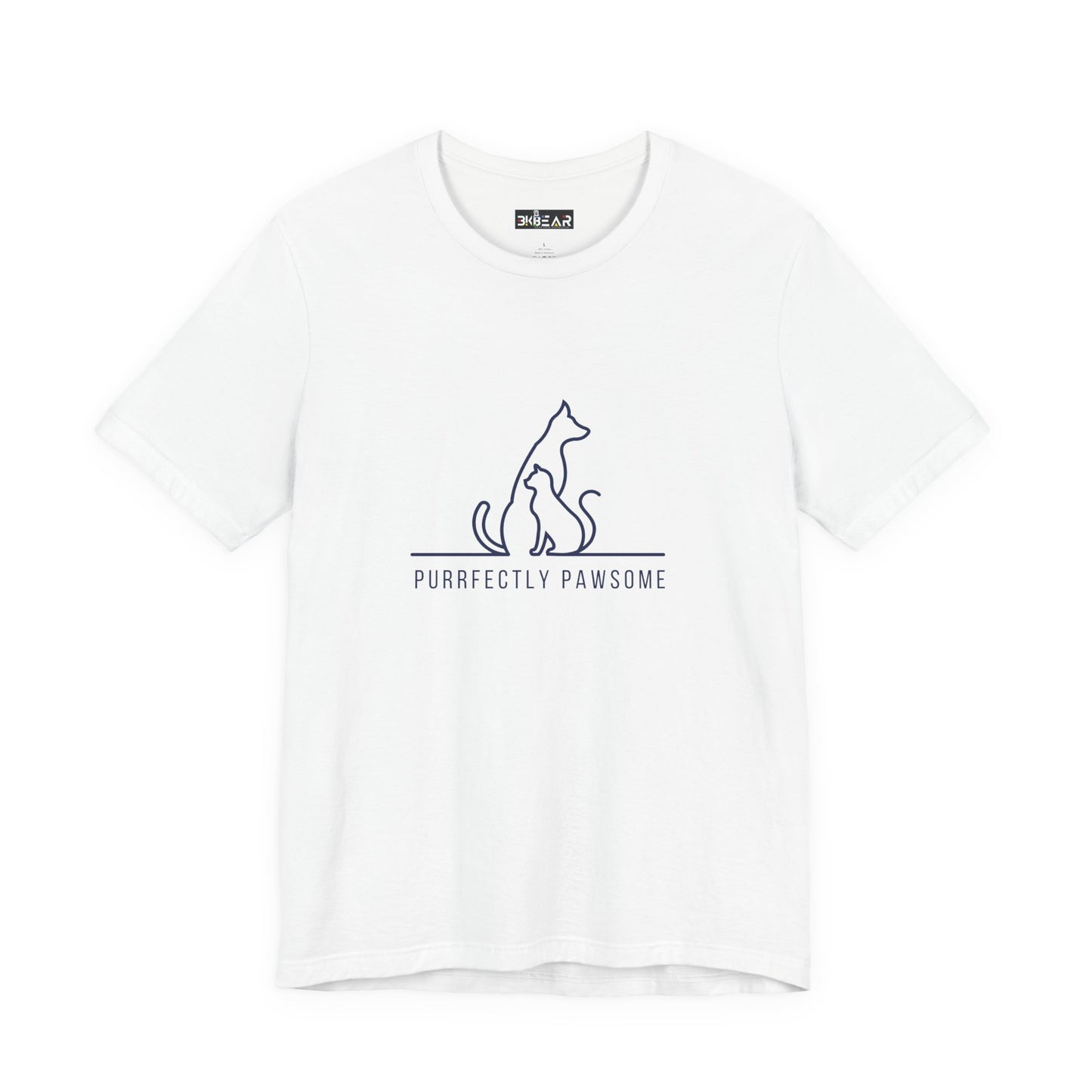 Purrfectly Pawsome. Unisex Jersey Short Sleeve Tee