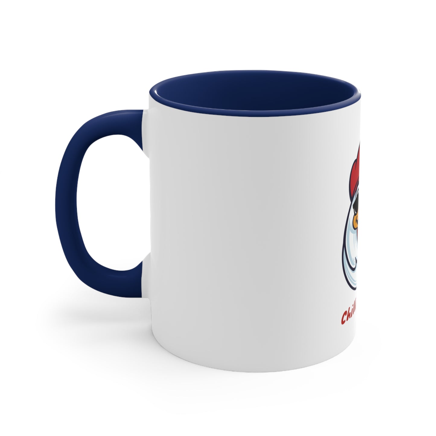 Chillin chicken. Accent Coffee Mug, 11oz