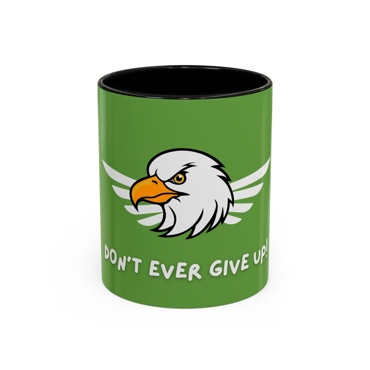 Don't Ever Give Up! Time Coffee Mug, 11oz