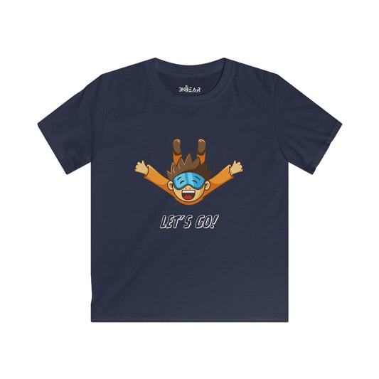 Let's Go Sky Diving. Kids Softstyle Tee